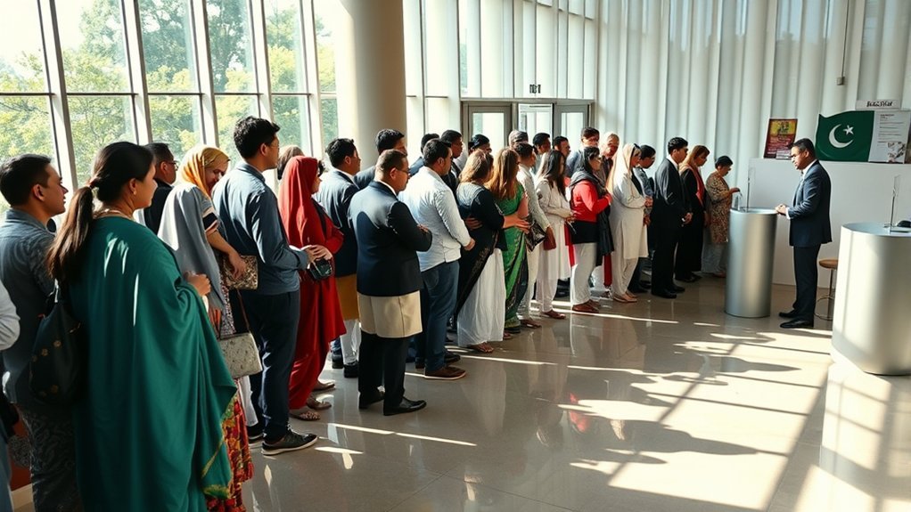 6 Months On Passports Pakistani Embassy: Everything You Need to Know Applicant collecting a Pakistani passport from a consular office