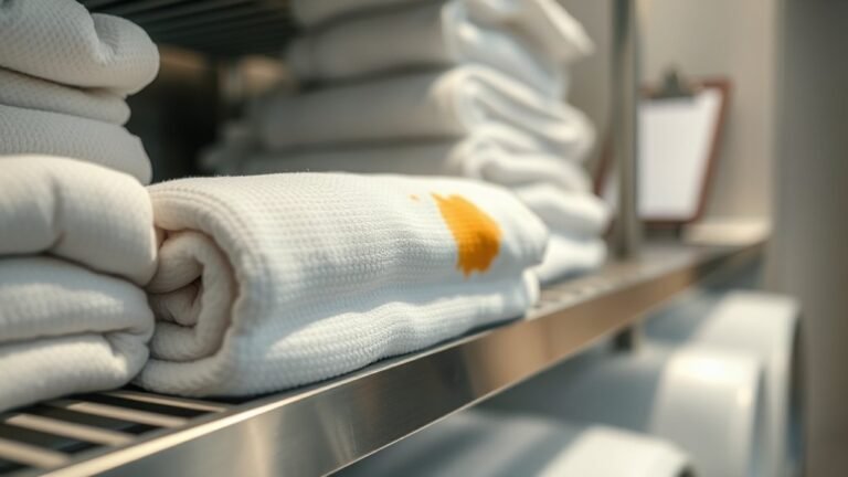 towel stains may incur charges