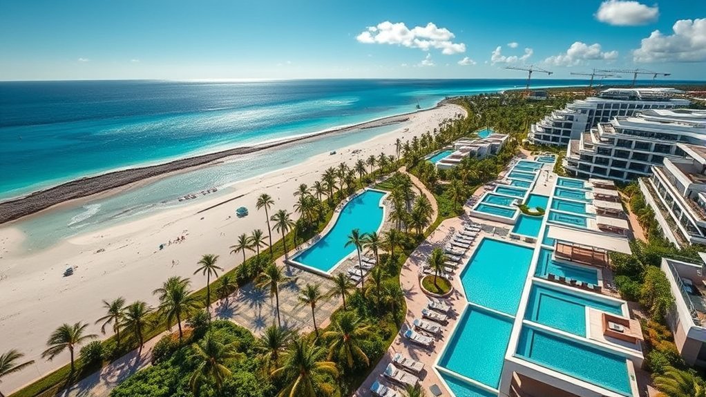 Illustrative wellness and dining concept; claimed Fair.Int Resort renovations remain unverified