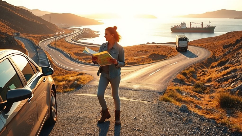 How Many Days Has It Taken Her to Go Distance: Routes & Travel Guide Comparison diagram of transit speeds across driving, walking, cycling, and freight logistics