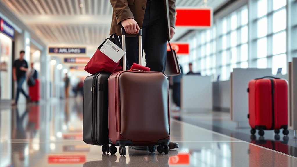Turkish Airlines: Complete Travel Guide & Tips Turkish Airlines passenger preparing a cabin-size travel bag
