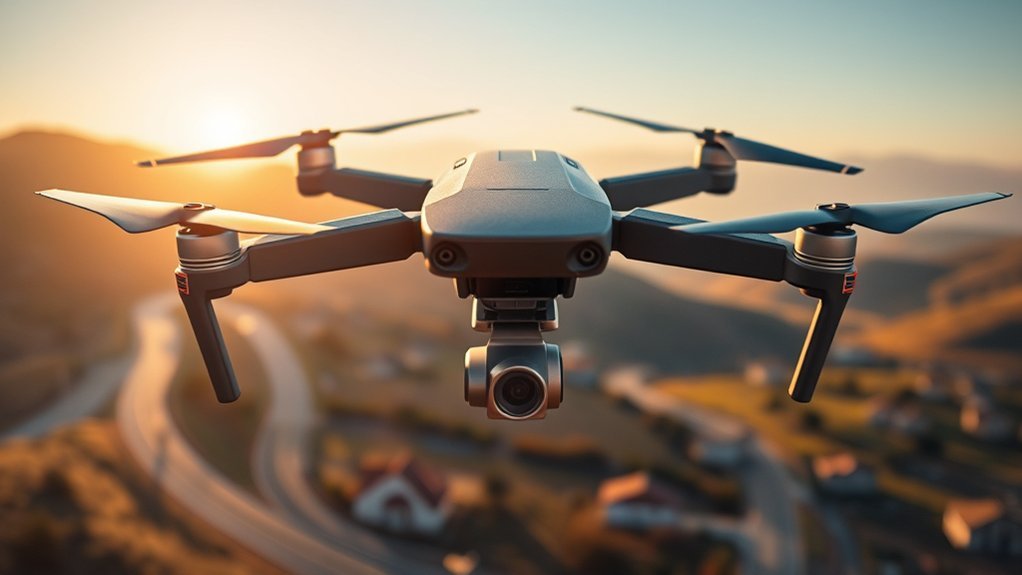 DJI Mavic 3 Pro triple-camera drone with Four Thirds sensor and telephoto lenses