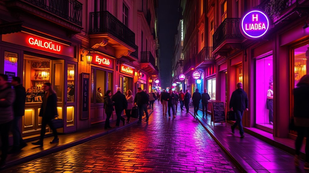 Famous Nightclubs in Beyoğlu: Everything You Need to Know Crowded Beyoğlu street with bars and nightlife in Istanbul