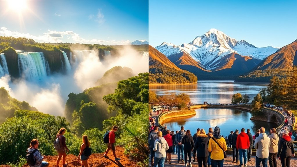 Summer travel experiences in Brazil and Argentina during December