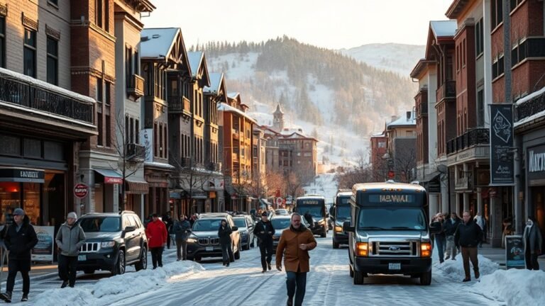 winter visitors in aspen