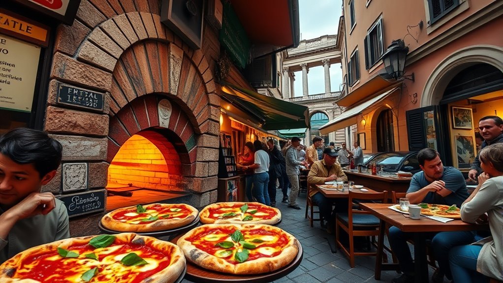 Roman pizza with ancient origins and vibrant flavors