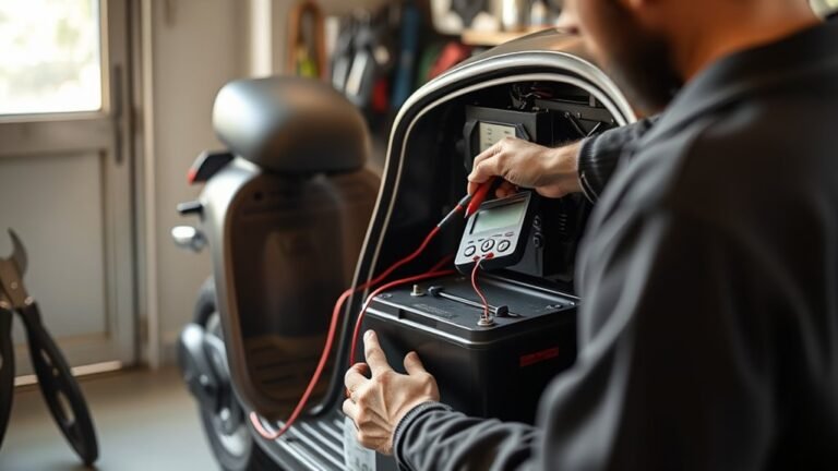 assess electric scooter battery