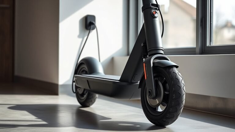 charging an electric scooter