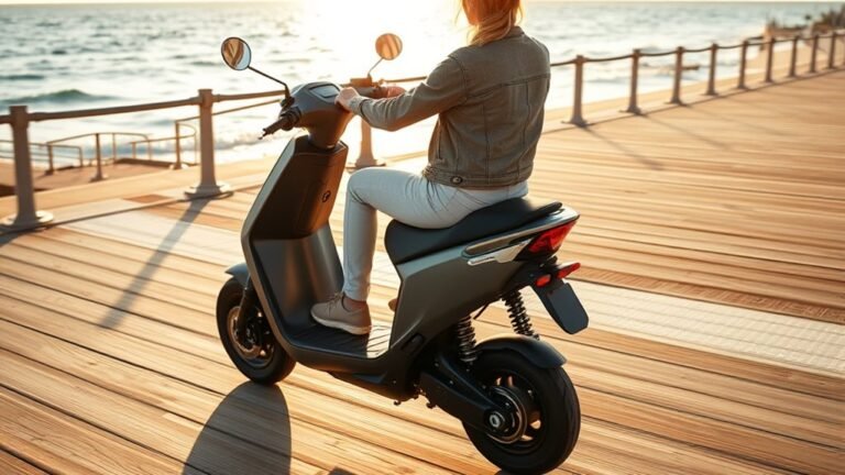 comfortable seated electric cruising