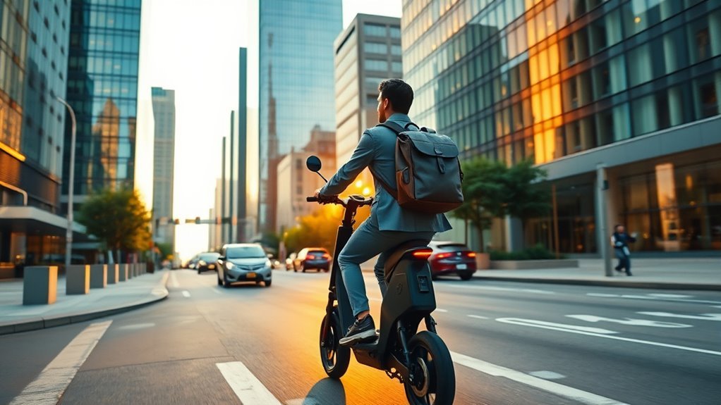 Can You Use an Electric Scooter to Commute to Work? commute safely on scooters