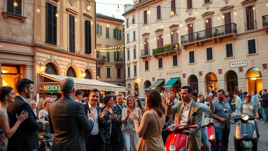 Exploring Italy's Vibrant Live Event & Music Scene Audience enjoying a live cultural performance in a historic Italian venue