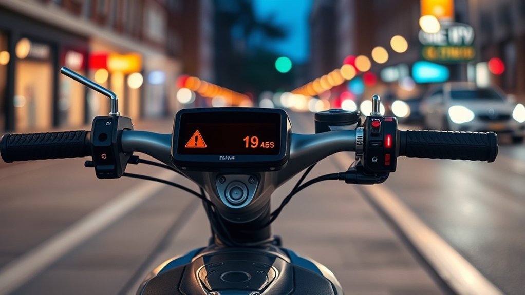 What Does E4 Error Mean on an Electric Scooter? Electric scooter display showing an E4 error code
