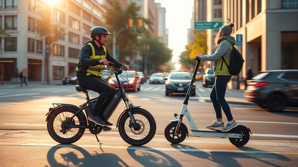 Electric Bike vs Scooter: Which Is Safer to Ride? e bike safety advantages highlighted