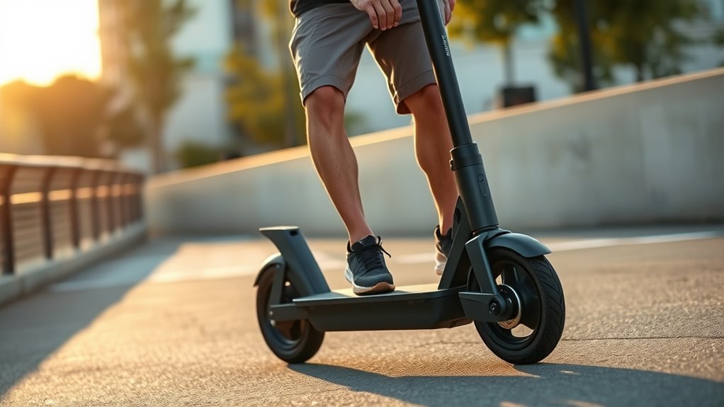 e scooter promotes light exercise