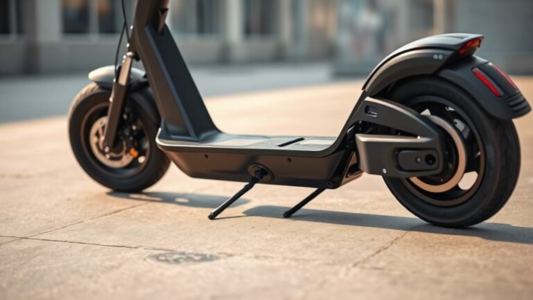 electric scooter battery location