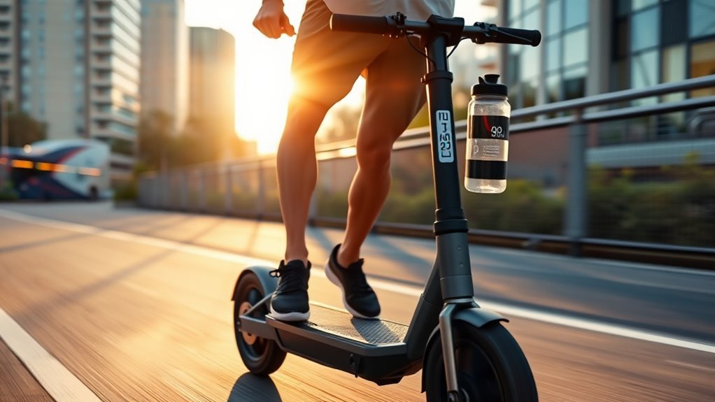 electric scooter calorie burn
