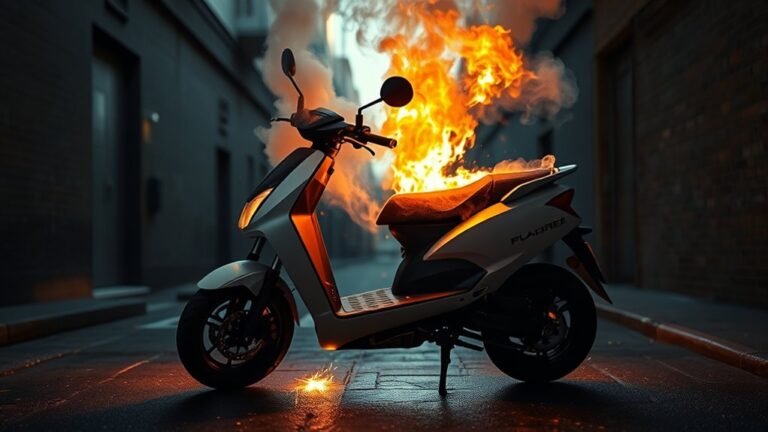 electric scooter fire risk