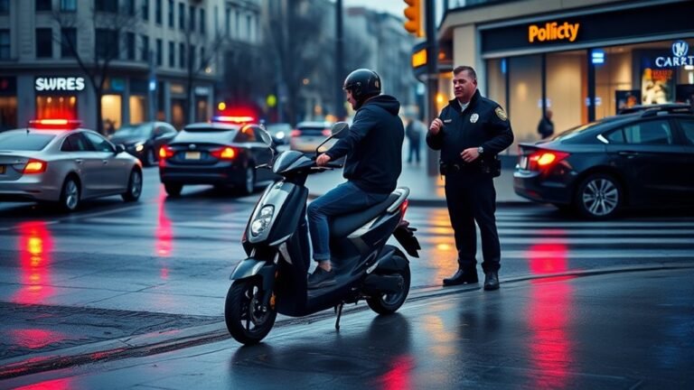 electric scooter police interactions