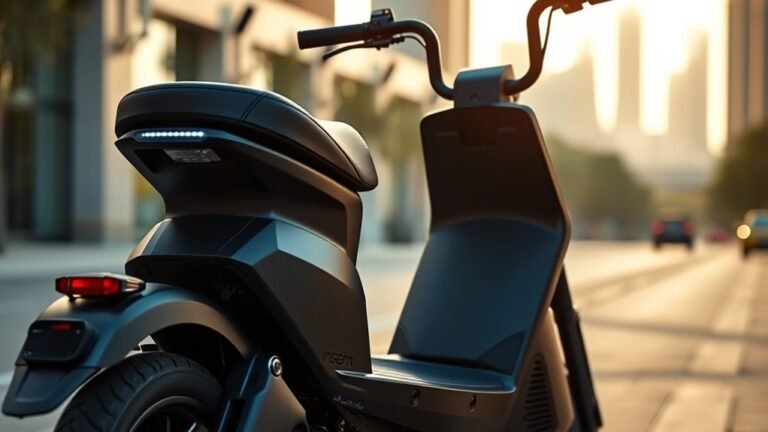 electric scooter with seat