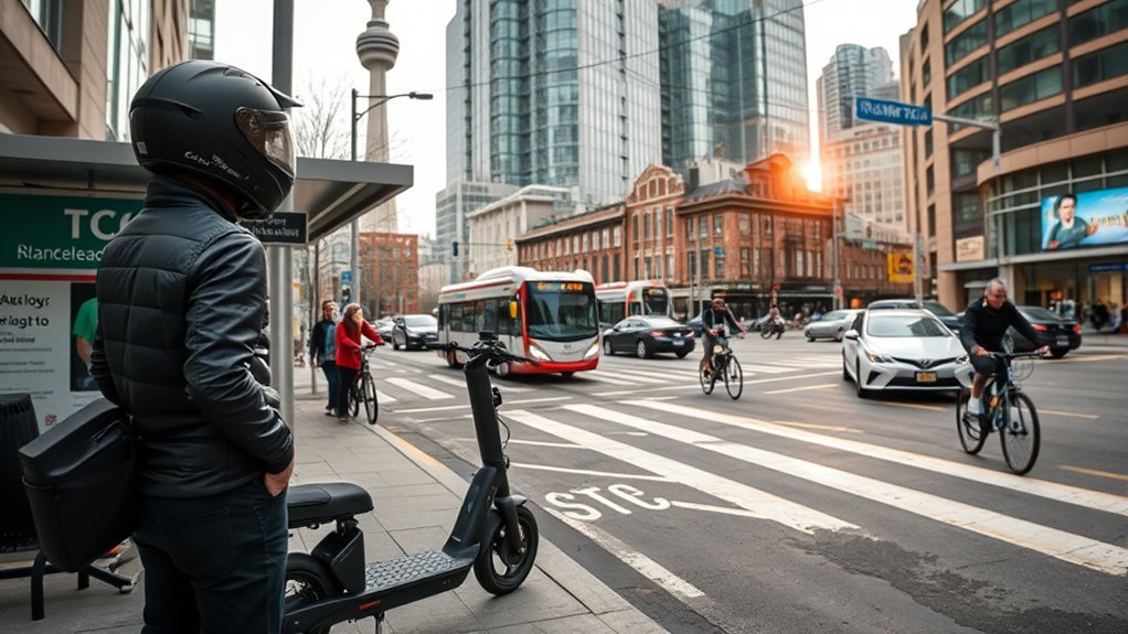 electric scooters banned publicly