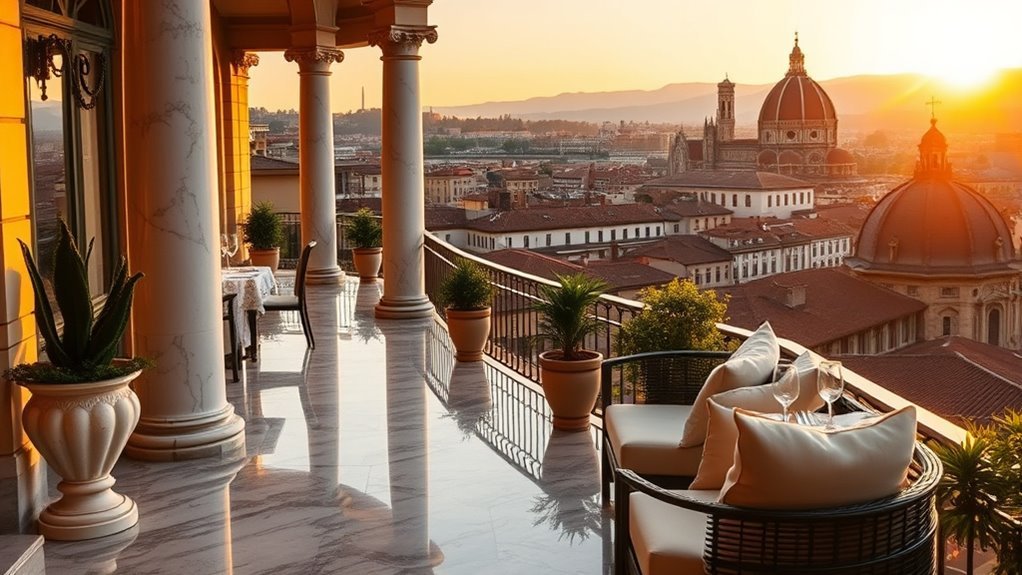 10 Best Luxury Hotels in Florence, Italy Elegant Renaissance-inspired interior at a luxury hotel in Florence