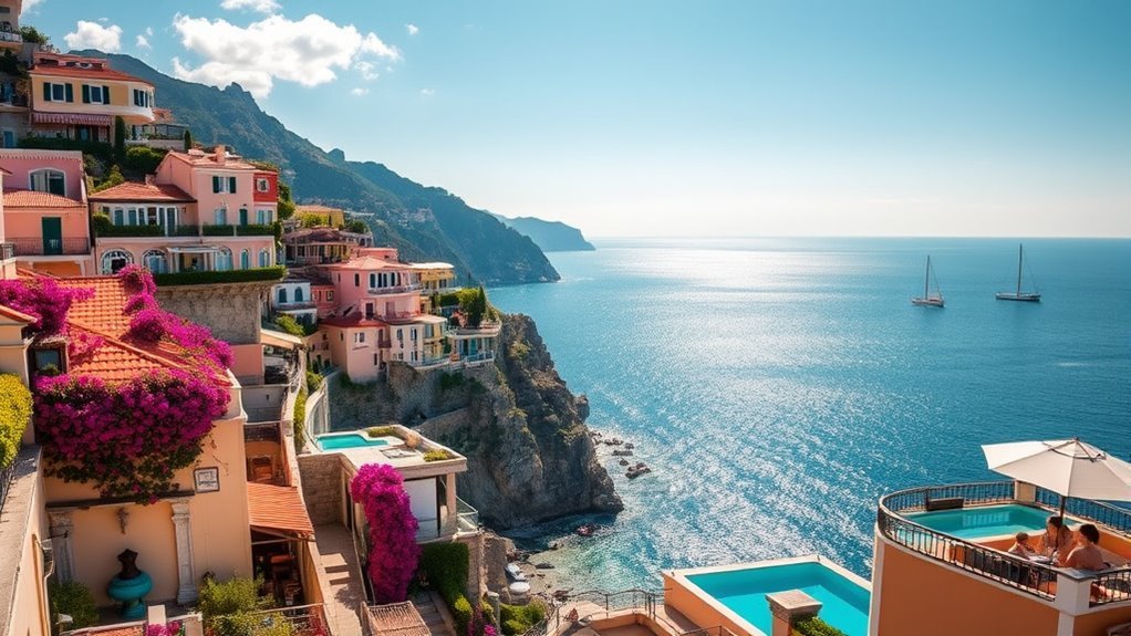 10 Best Places to Stay in Positano, Italy Colorful cliffside buildings and coast in Positano, Italy