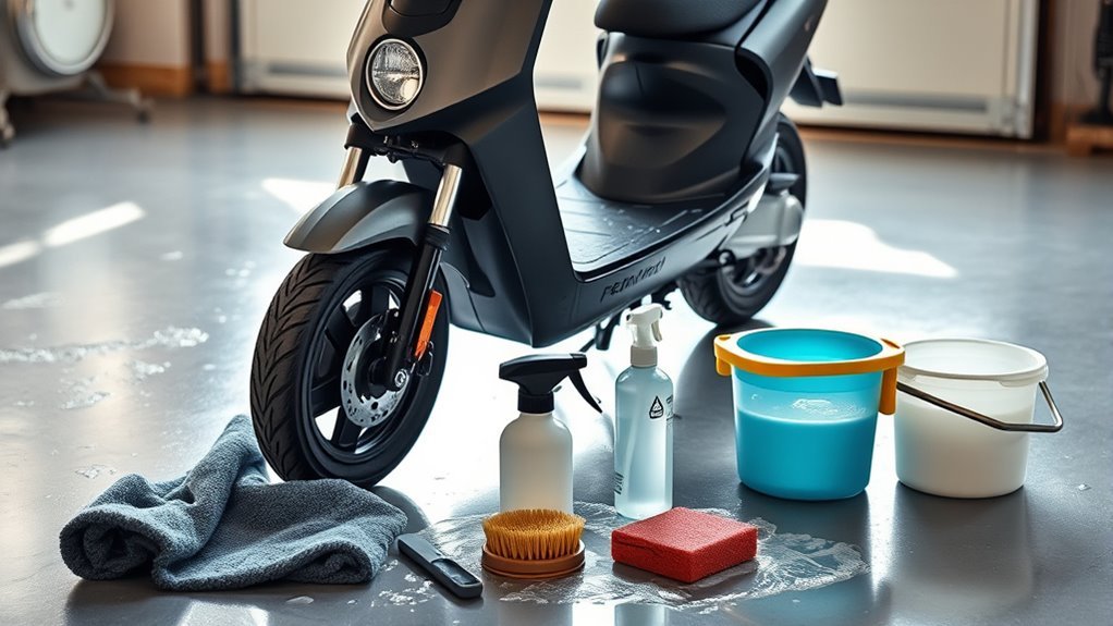 essential scooter cleaning supplies