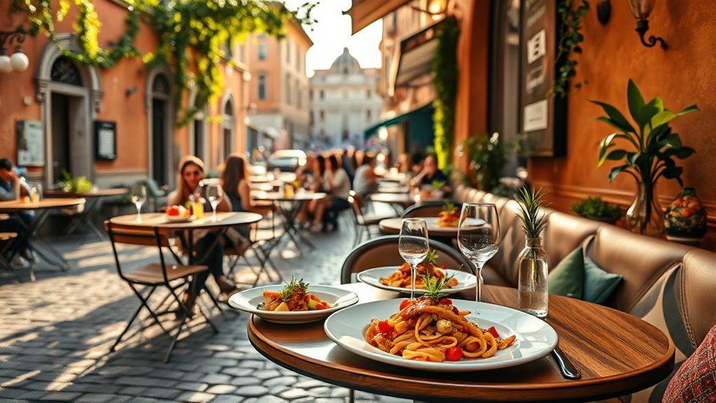 10 Best Vegan Restaurants in Rome, Italy Colorful plant-based Italian dishes served at a vegan restaurant in Rome