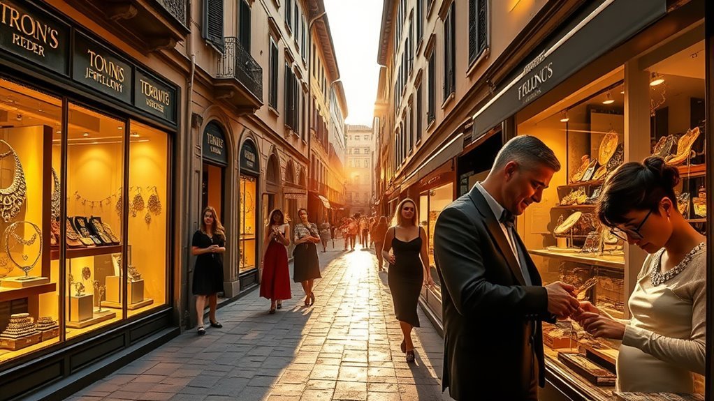 5 Best Jewelry Stores in Florence for 2026: Top Finds Handcrafted gold jewelry displayed in Florence, Italy
