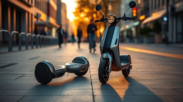 hoverboard or electric scooter