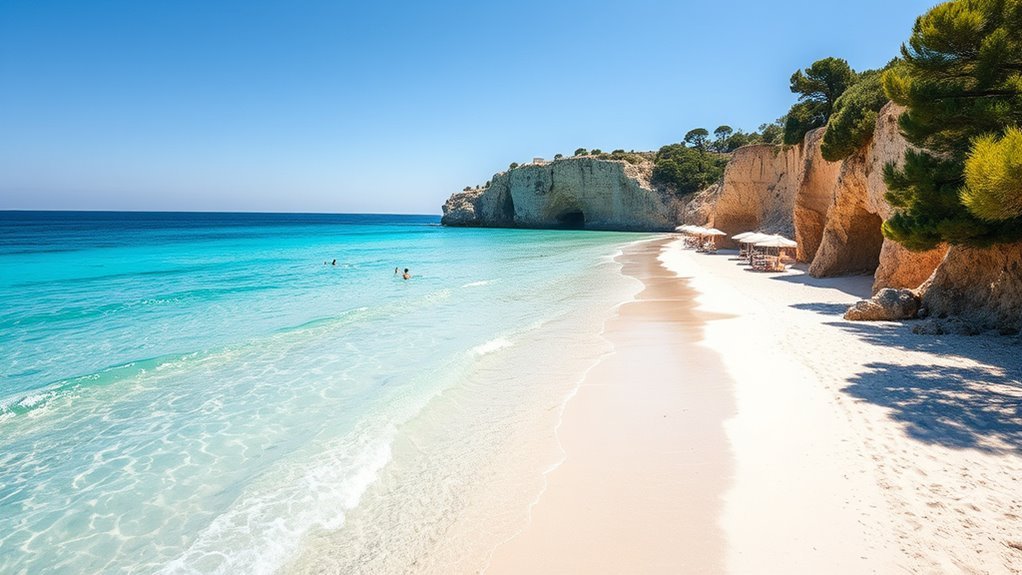 10 Best Beaches in Puglia, Italy Torre dell’Orso beach with pale sand and clear Adriatic water