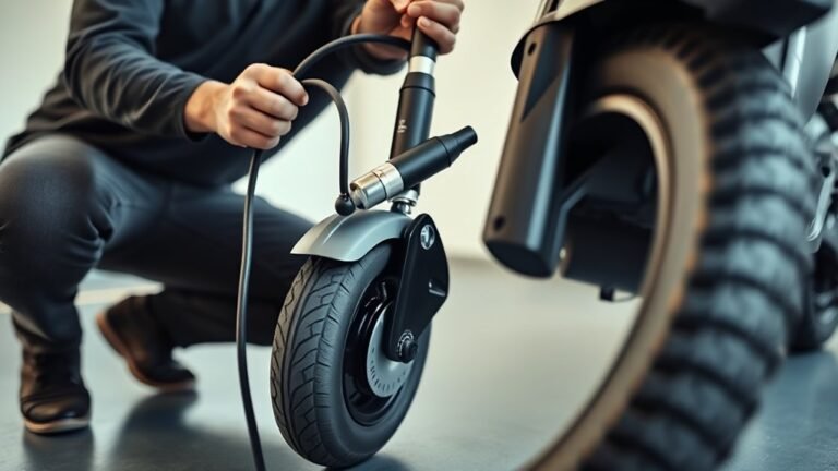 inflate electric scooter tires