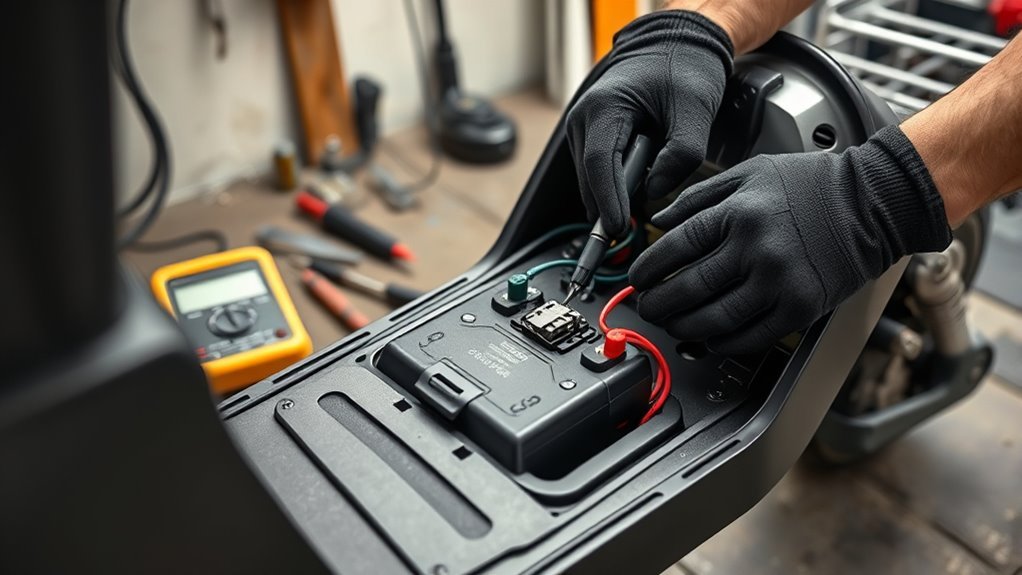 inspect battery connections regularly