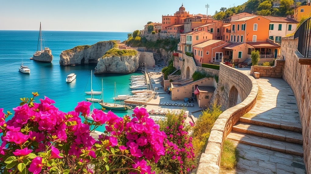 10 Most Beautiful Italian Islands to Visit Aerial view of turquoise bays and rocky coastline on an Italian island