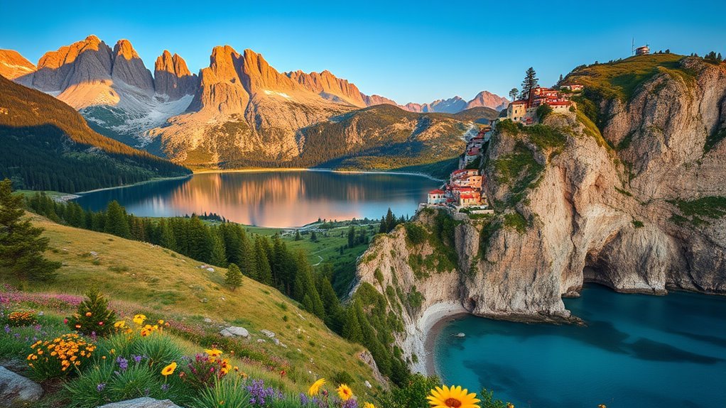 Alpine peaks, coastal paths, forests, and volcanic landscapes in Italy's national parks
