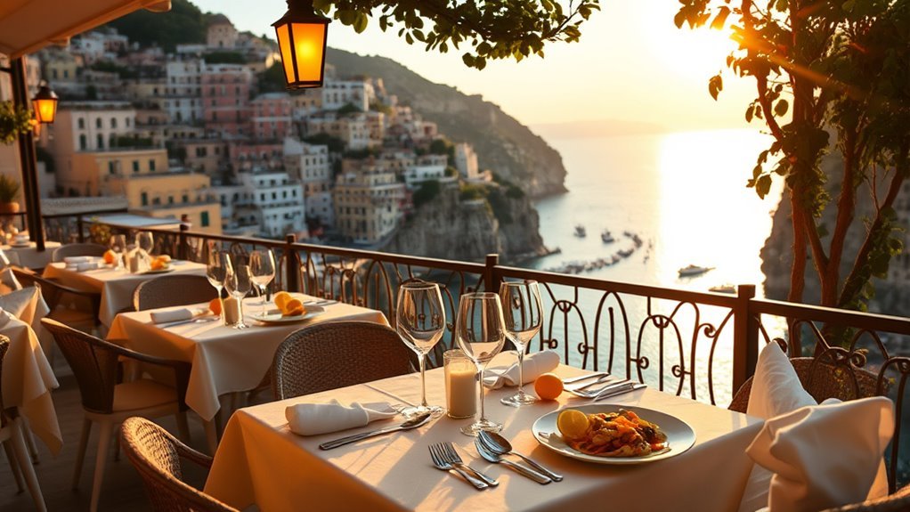 10 Best Restaurants in Positano, Italy local ingredients and sea views at restaurants in Positano