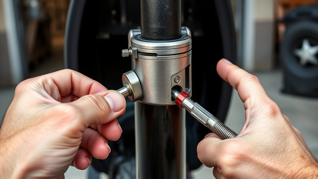 How to Loosen the Clamp on an Electric Scooter loosen scooter clamp safely