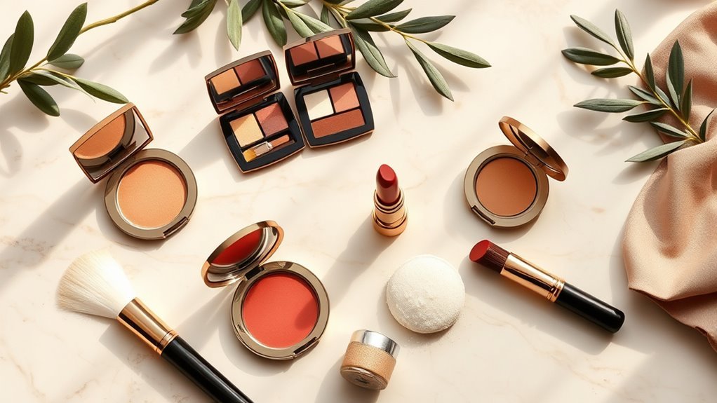 10 Best Italian Makeup Brands Italian makeup products with polished packaging and bold colors