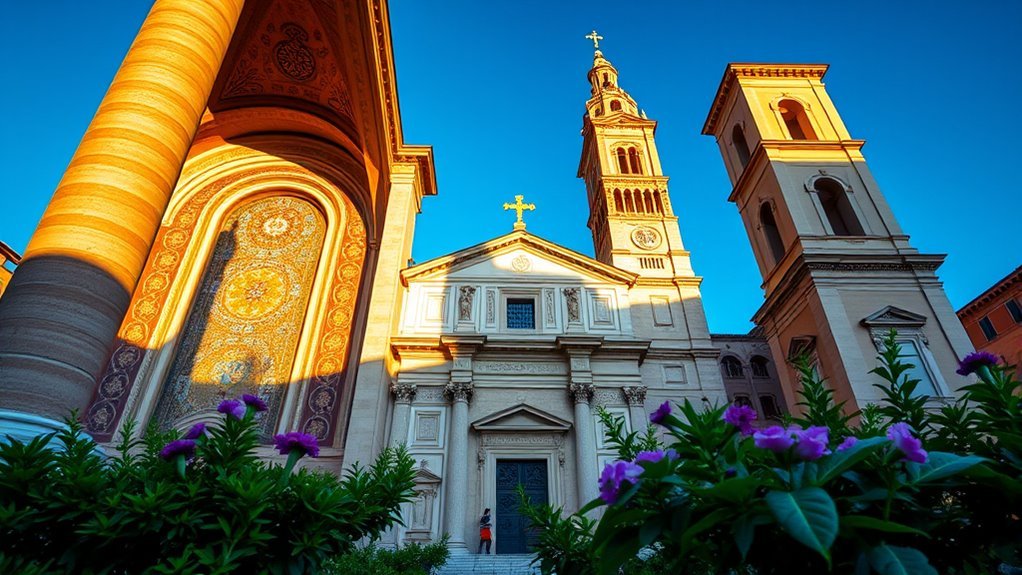 15 Most Beautiful Churches to Visit in Rome, Italy Interior and historic architecture of Santa Maria Maggiore in Rome