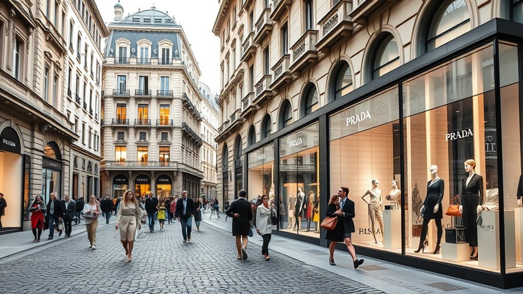 9 Best Milan Fashion Brands for 2026: Luxury Icons Luxury boutiques along Via Montenapoleone in Milan's Quadrilatero della Moda fashion district