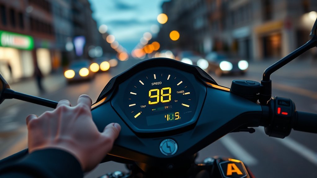 What Does ODO Mean on an Electric Scooter? Electric scooter digital dashboard showing ODO lifetime mileage and trip meter