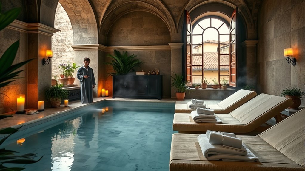 10 Best Spas in Rome, Italy Roman-inspired luxury spa interior blending historic design with modern wellness