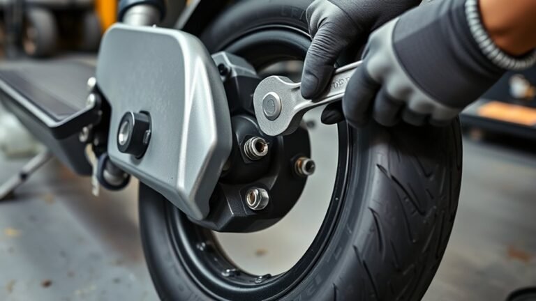 How to Remove the Front Wheel on an Electric Scooter remove electric scooter wheel
