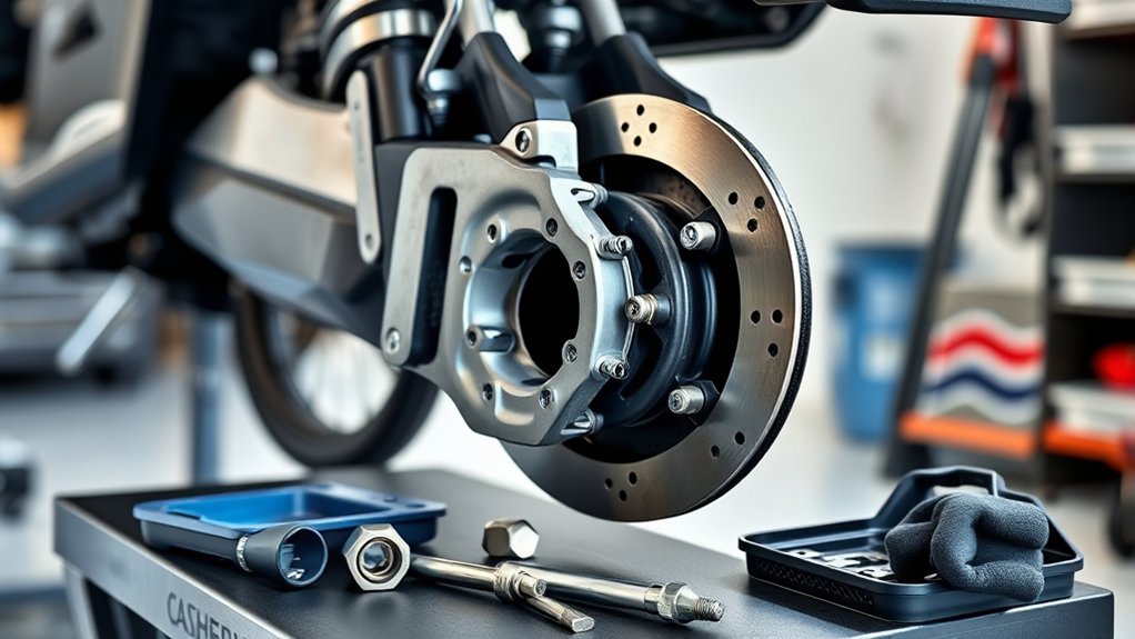 electric scooter disc brake pad replacement