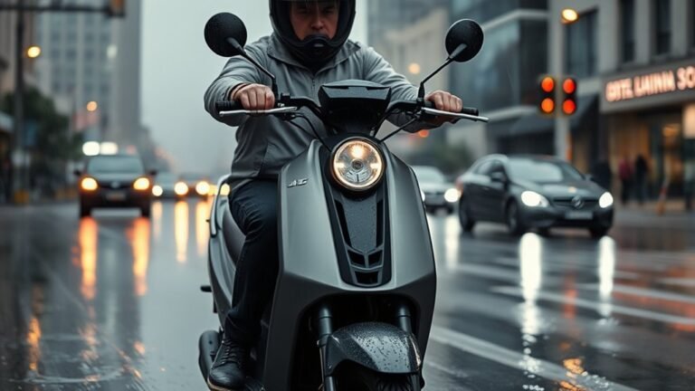 Can You Ride an Electric Scooter in the Rain? riding electric scooters cautiously