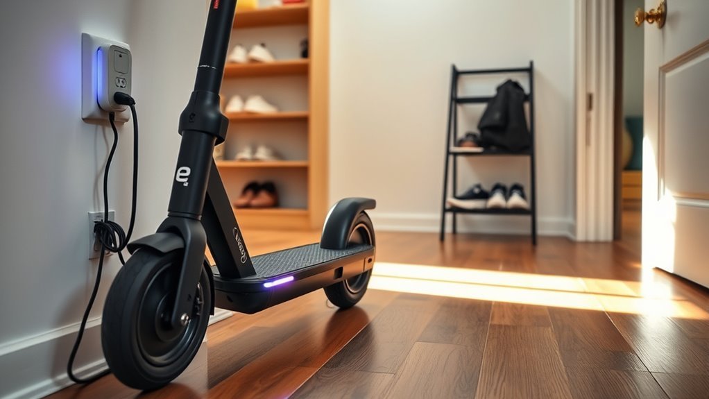 safe electric scooter charging
