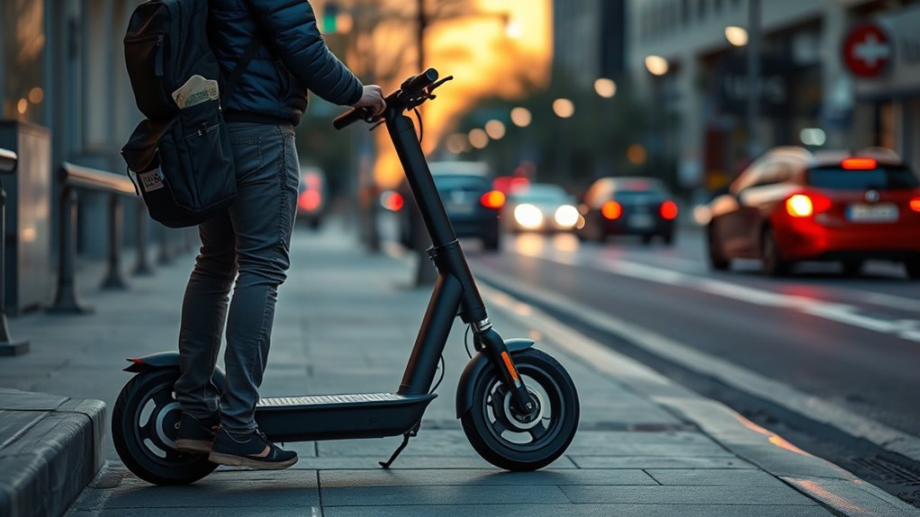 safely handle e scooter battery