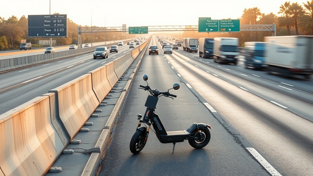 Can You Drive an Electric Scooter on the Highway? scooter speed limits restrict highways