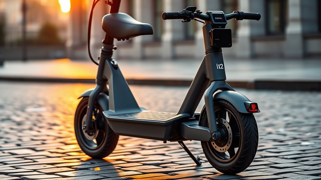 Top Electric Scooter With Seat Iscooter I12 for 2026 Rides seat comfort and safety