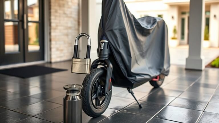 secure outdoor scooter storage